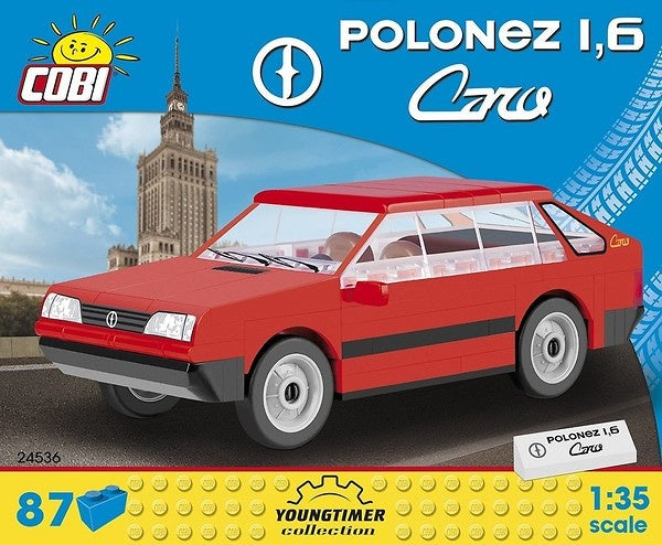 Youngtimer bouwpakket Polonez 1:35 rood 87-delig 24536