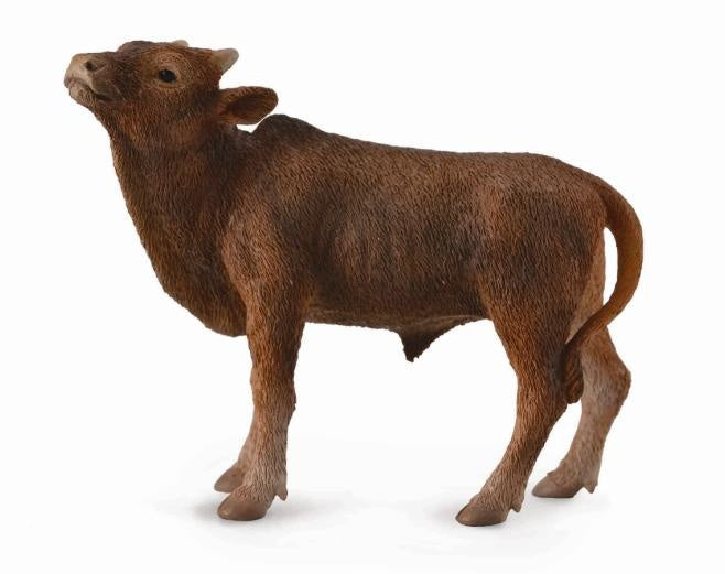 boerderijdieren: watusirund 7 cm donkerbruin