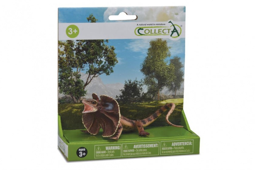 insecten: hagedis speelset 8 cm bruin