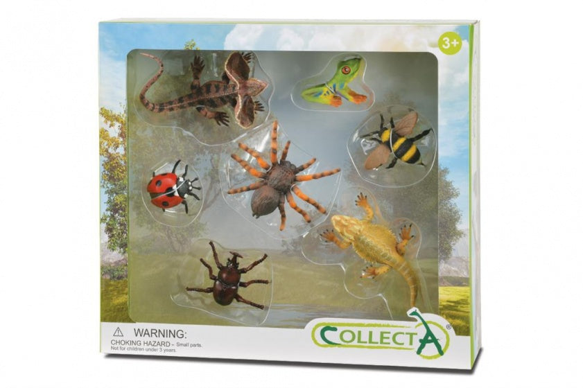 insecten: speelset in giftverpakking 7-delig