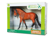 paarden: Andalusische hengst 1:12 kastanjebruin
