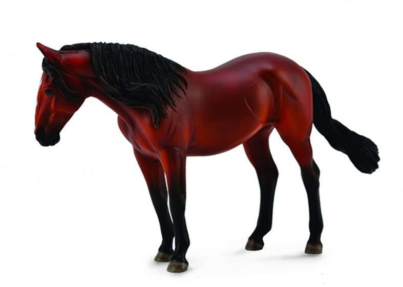 paarden: Lusitano merrie 1:12 kastanjebruin