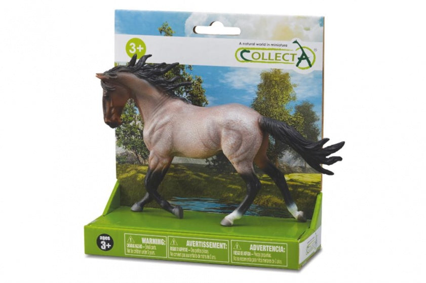 paarden: Mustang 17 cm bruin