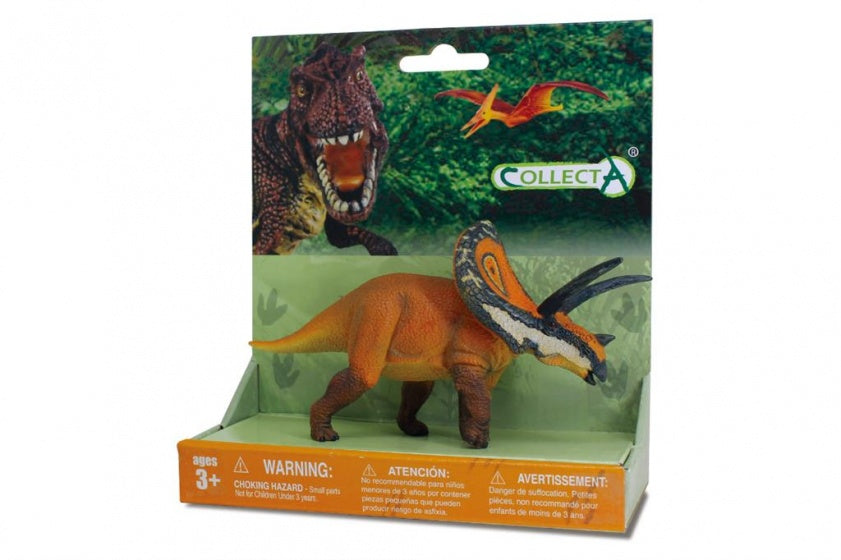 prehistorie: Torosaurus speelset 17 cm oranje