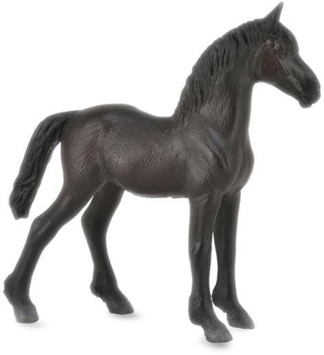 speelfiguur Fries veulen 11 cm zwart