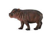 wilde dieren: dwergnijlpaard 6 cm donkerbruin