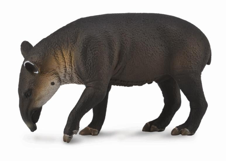 wilde dieren: Tapir 10 cm donkerbruin