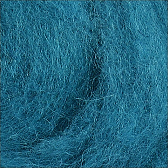 gekaarde wol aqua 100 gr