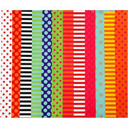 Glanspapier met print multicolor 24 x 32 cm 50 vellen