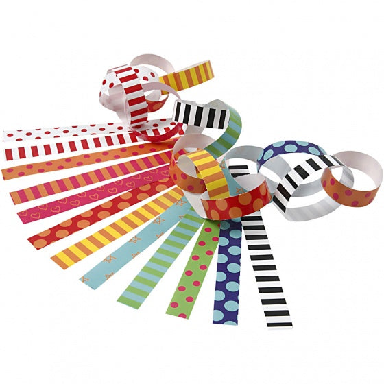 Glanspapier stroken 1