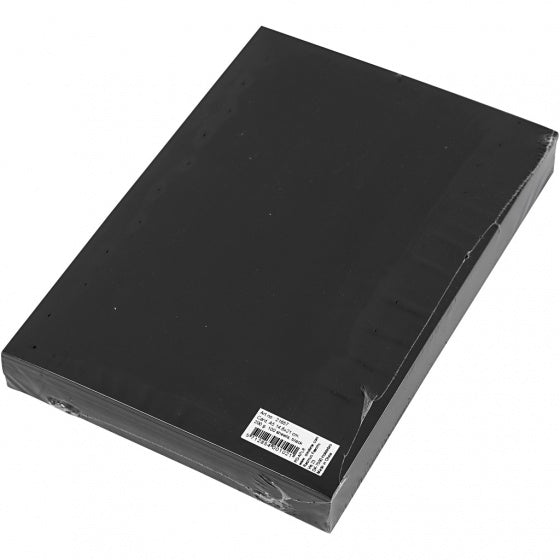 karton A5 200 gram zwart 100 vellen