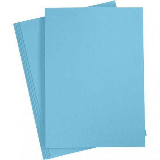karton blauw A4 180 gram 20 vellen