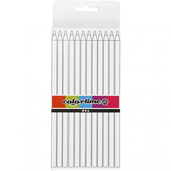 kleurpotloden 3 mm vulling 17 cm blauw 12 stuks