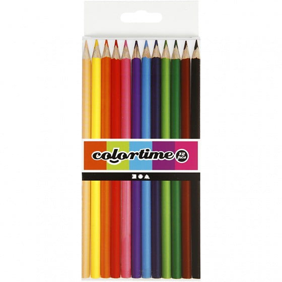 kleurpotloden 3 mm vulling multicolor 12 stuks