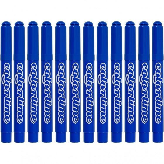 stiften lijndikte 5 mm azuurblauw 12 stuks