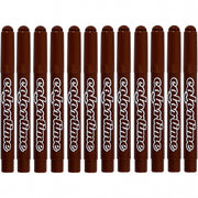 stiften lijndikte 5 mm bruin 12 stuks