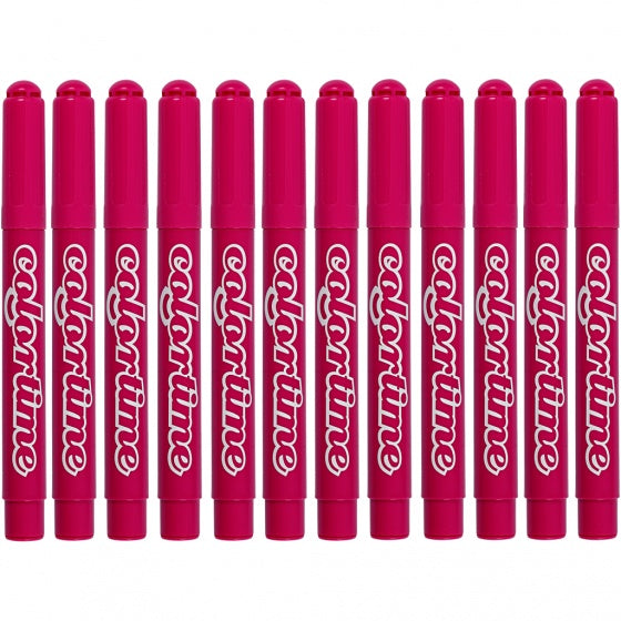 stiften lijndikte 5 mm roze 12 stuks