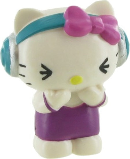 speelfiguur Hello Kitty: Music 6 cm wit
