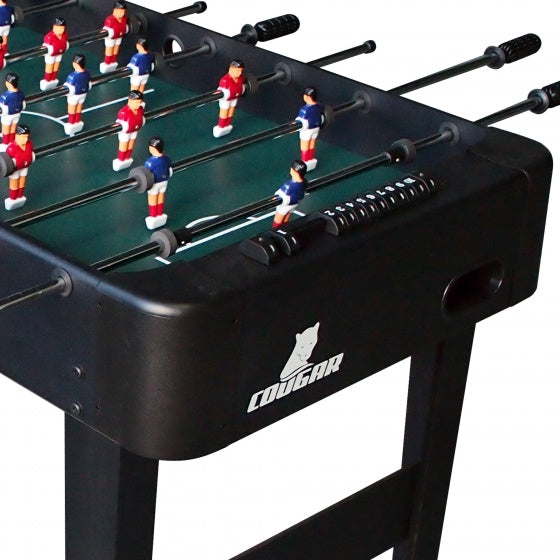tafelvoetbalspel 122 x 61 x 79 cm zwart