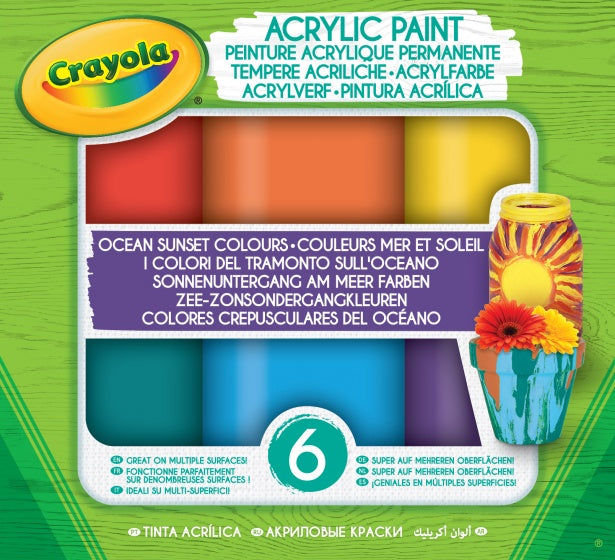 acrylverf ocean-sunset 6 kleuren 59 ml