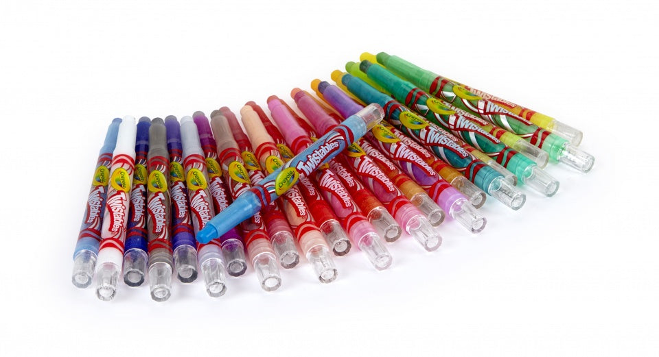 draaiwaskrijtjes kleur 24 stuks