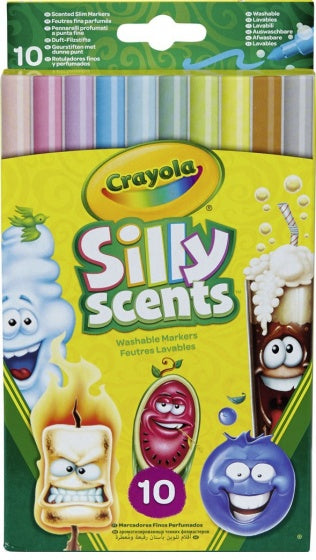 Silly Scents geurstiften dunne punt junior 10-delig