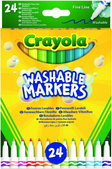 Washable Markers fineliner junior 24-delig