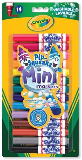 Washable Mini-markers Pip-Squeaks junior 14-delig