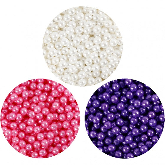 parelfoamklei paars/roze/wit 4-delig