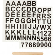 rub-on stickers letters en cijfers 12 x 15