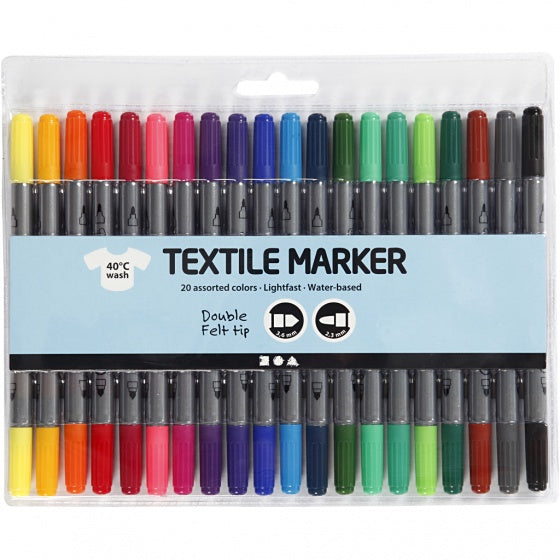textielstiften 20 stuks