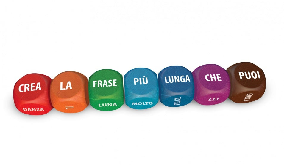 Rolling Cubes Parolandia 7 x 7 x 7 cm reisspel