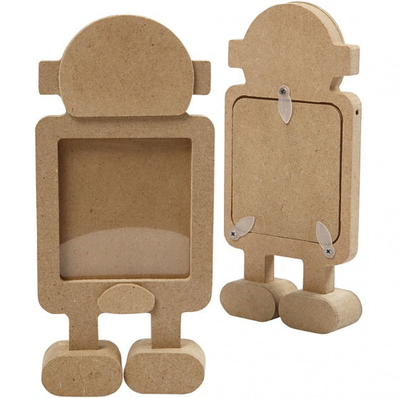 fotolijst Robot hout 17 cm bruin per stuk