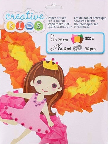 knutselset crêpepapier Prinses 331-delig