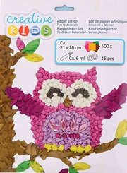 knutselset crêpepapier Uil 331-delig
