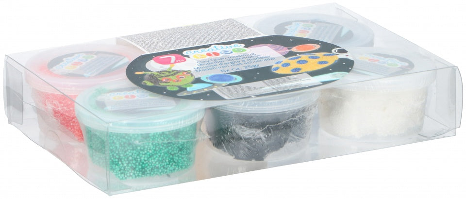 Schuimklei modelleren 25 gram 6-delig