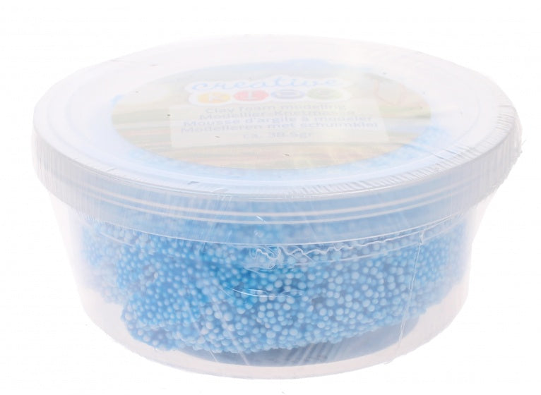 schuimklei neon 38 gram blauw per potje