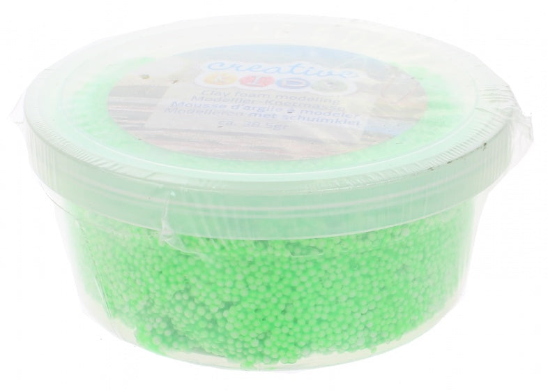 schuimklei neon 38 gram groen per potje