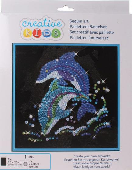 Sequin Art Dolfijn 8-delig