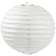 lampion rijstpapier 20 cm wit per stuk