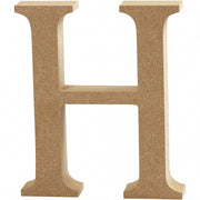 hoofdletter H MDF 13 cm