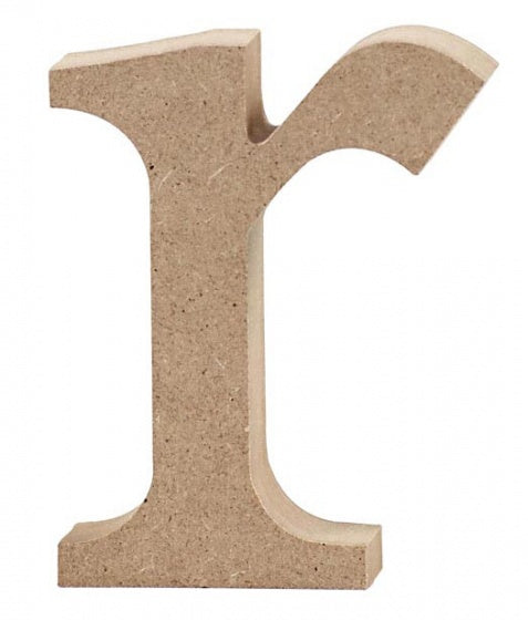 letter r MDF 8 cm