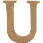 letter U MDF 13 cm