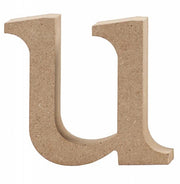 letter u MDF 8