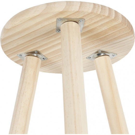 melkkruk 50 cm hout blank 4-delig