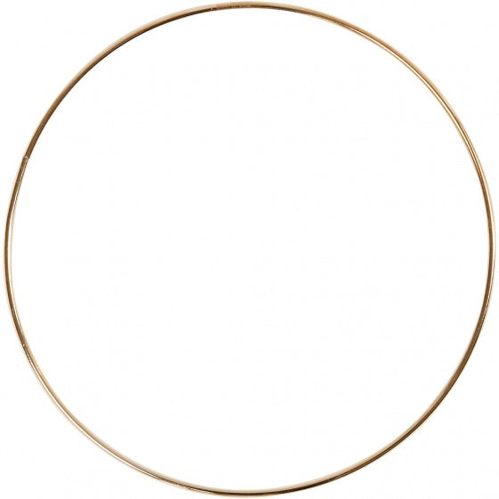 metalen draadring 3 mm goud 20 cm per stuk