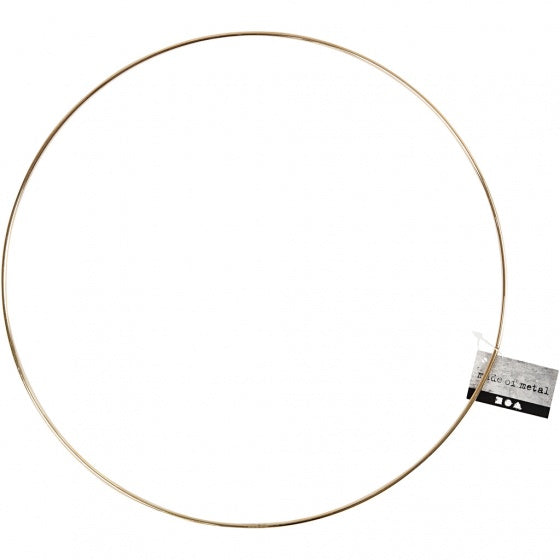 metalen draadring 3 mm goud 30 cm per stuk