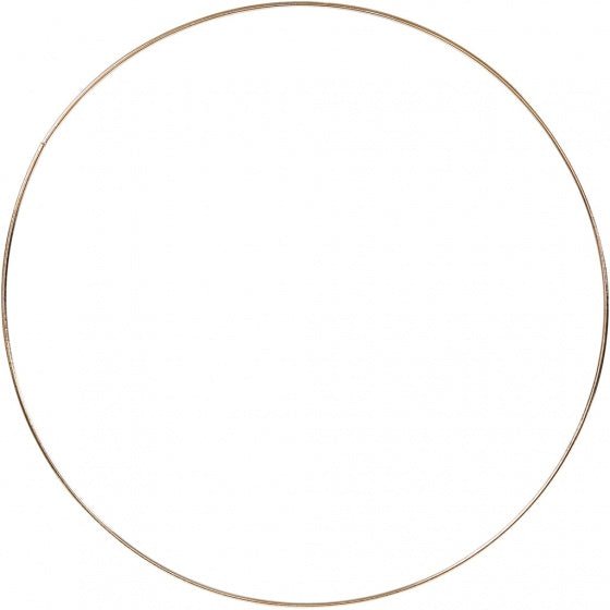 metalen draadring 3 mm goud 30 cm per stuk