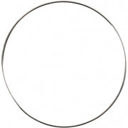 metalen draadring zilver 7 cm 10 stuks