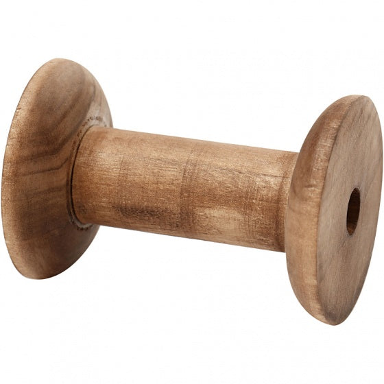 spoelen Vintage hout 20/48 x 70 mm bruin 10 stuks